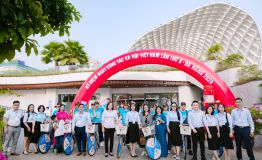 Diễu hành xe đạp chào mừng Ngày Công tác xã hội Việt Nam 25/3/2024