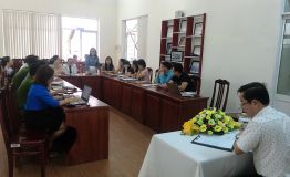 Họp giao ban Hệ thống Bảo vệ trẻ em quận Hải Châu