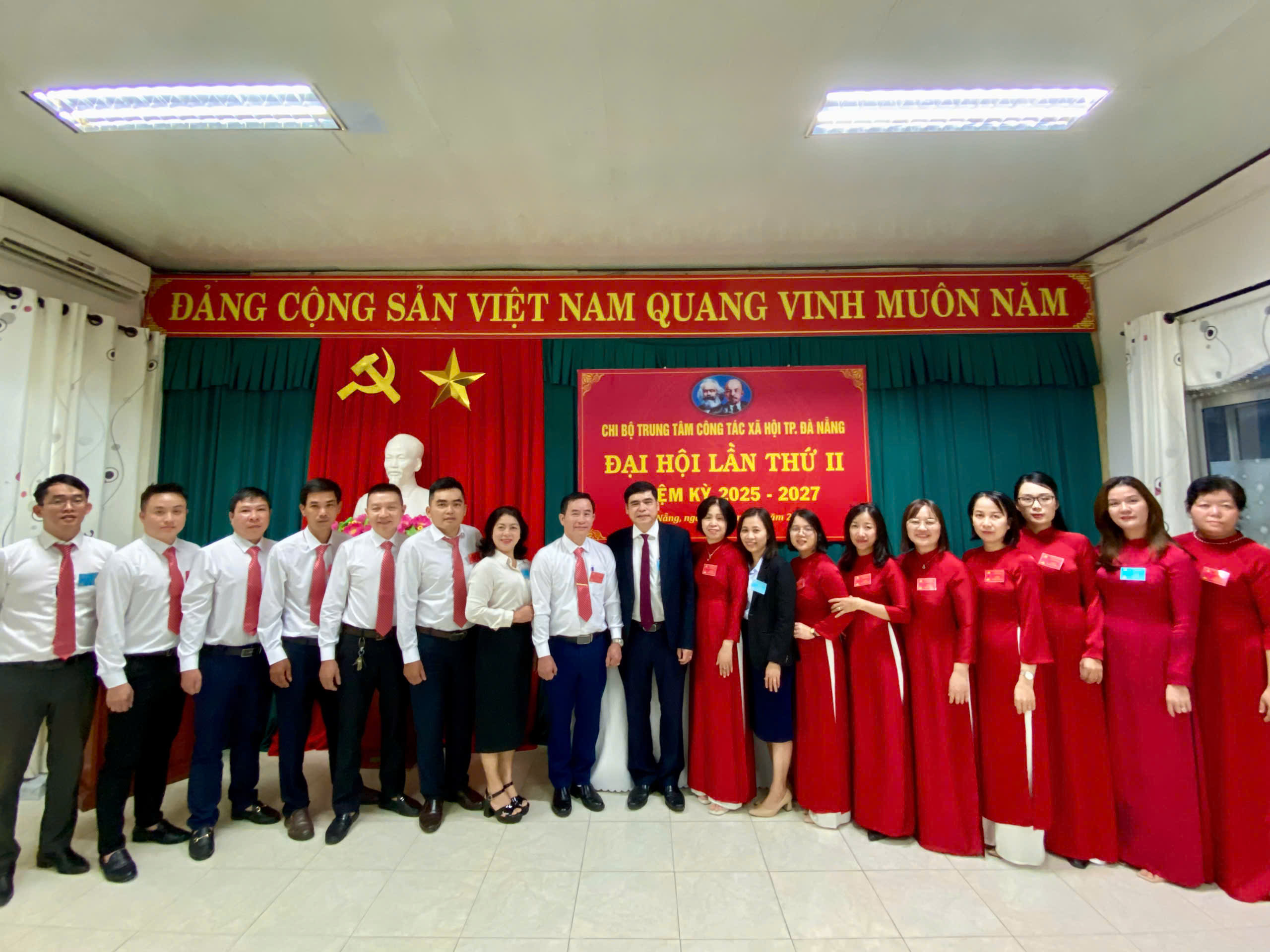 Đại hội Chi bộ Trung tâm Công tác xã hội lần thứ II, nhiệm kỳ 2025 - 2027