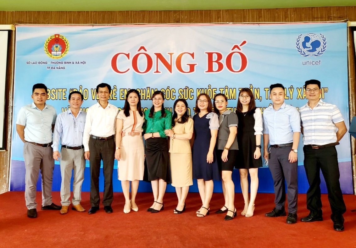 Công bố Webside “ Bảo vệ trẻ em, chăm sóc sức khỏe tâm thần, tâm lý xã hội” và Ứng dụng di động dành cho trẻ em và thanh thiếu niên tại Đà Nẵng 