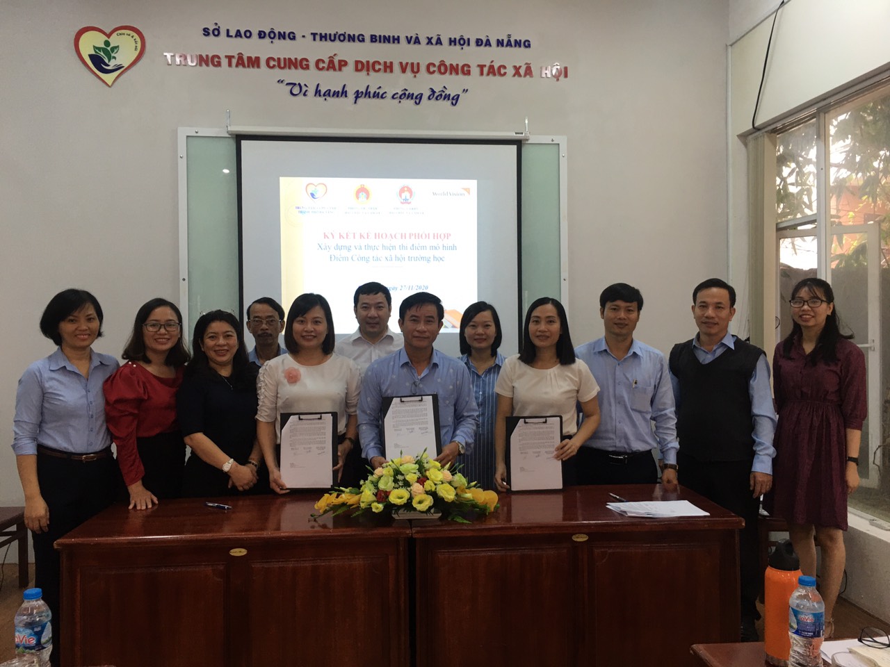 Ký kết Kế hoạch phối hợp - Xây dựng và thực hiện thí điểm mô hình Điểm Công tác xã hội trường học