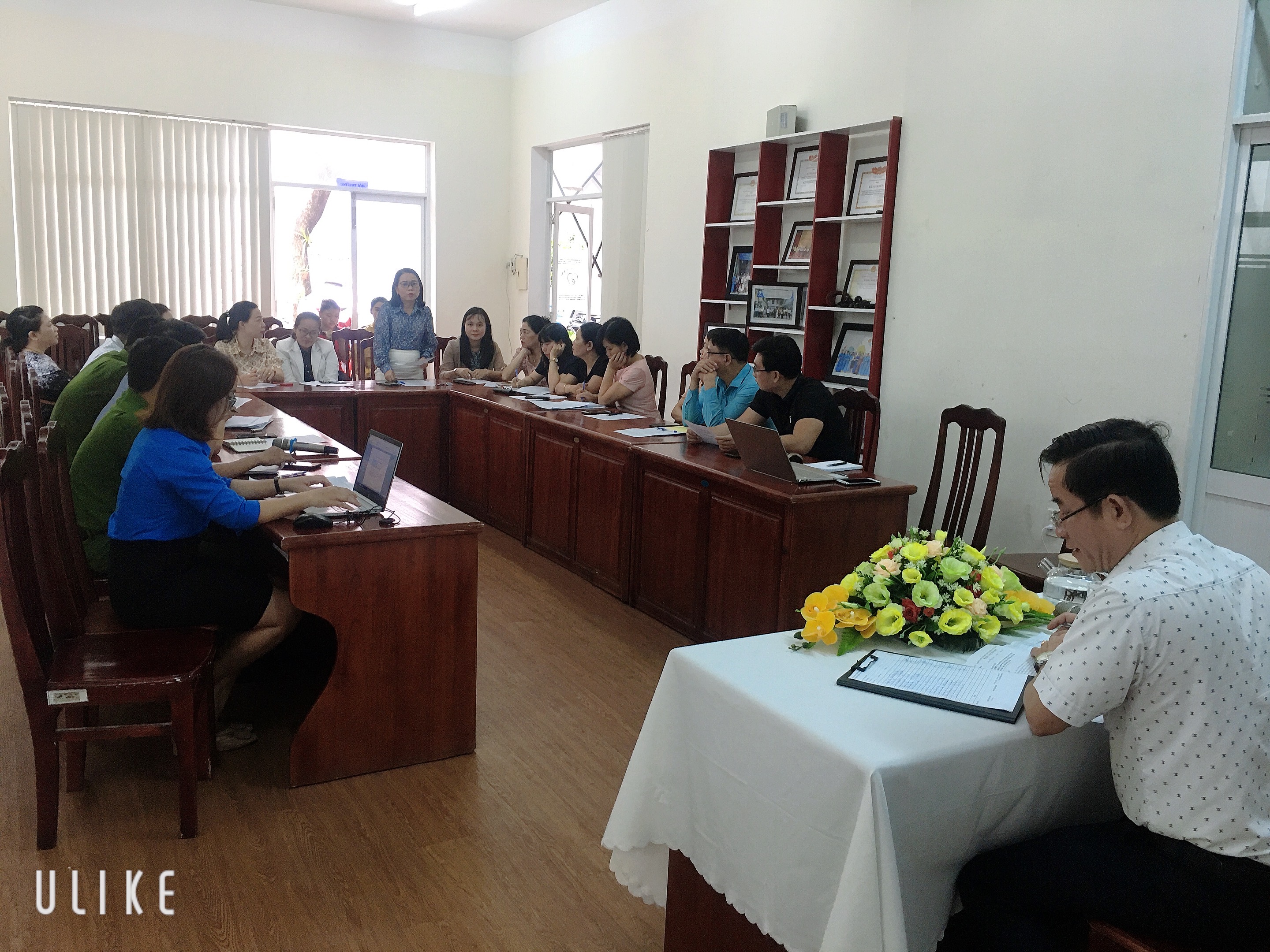 Họp giao ban Hệ thống Bảo vệ trẻ em quận Hải Châu