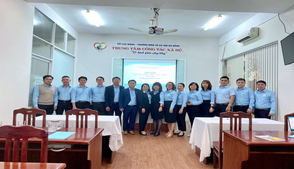 Hội nghị cán bộ, công chức, viên chức Trung tâm Công tác xã hội thành phố Đà Nẵng