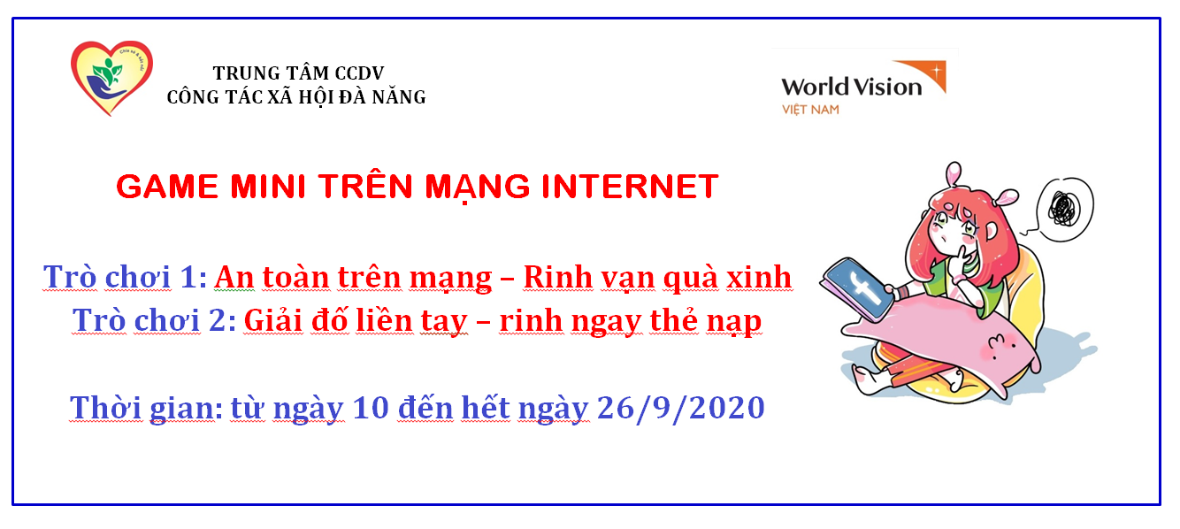 Tổ chức hoạt động các trò chơi mini trên mạng internet
