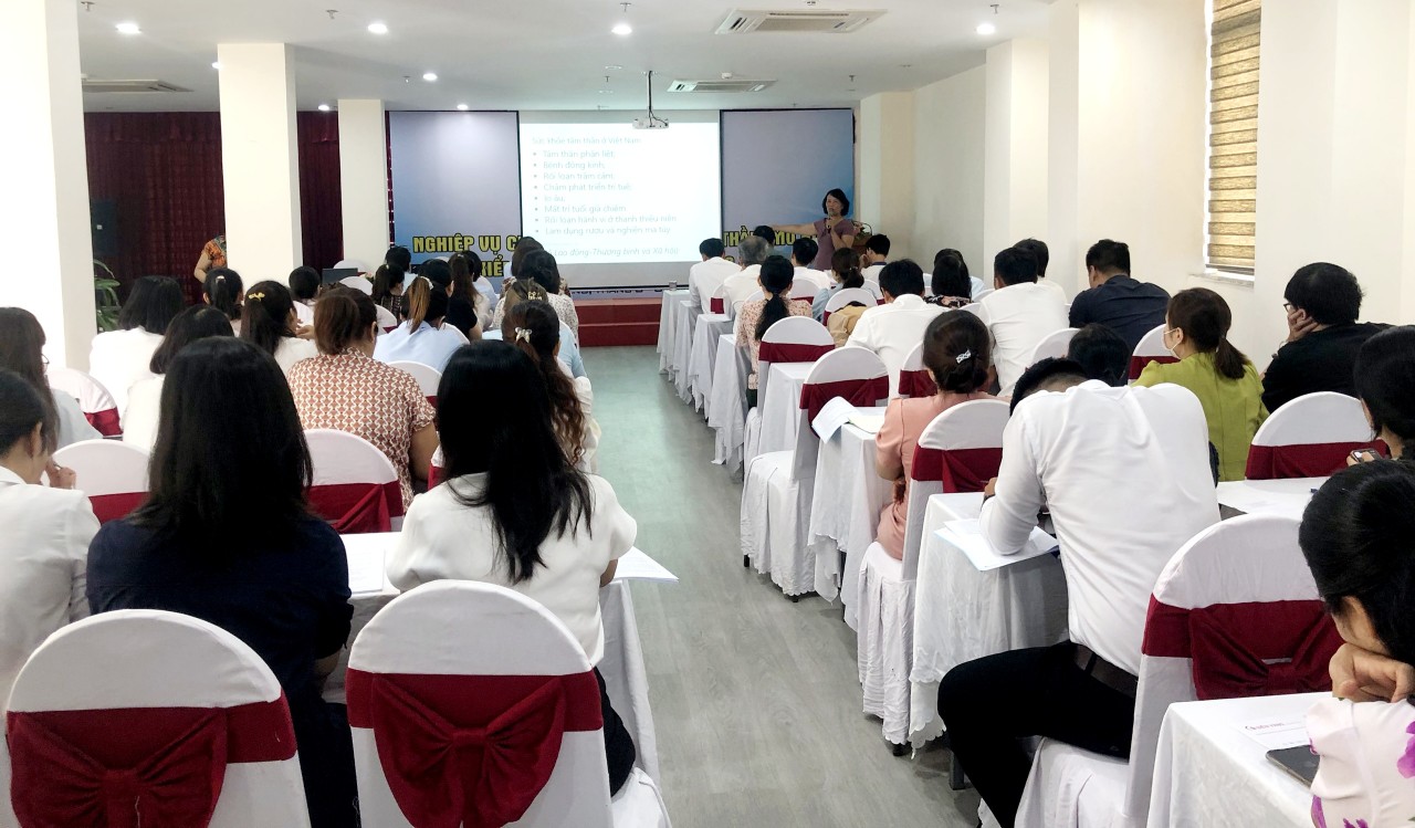 Tập huấn nghiệp vụ mô hình chăm sóc sức khỏe tâm thần  dựa vào cộng đồng năm 2023