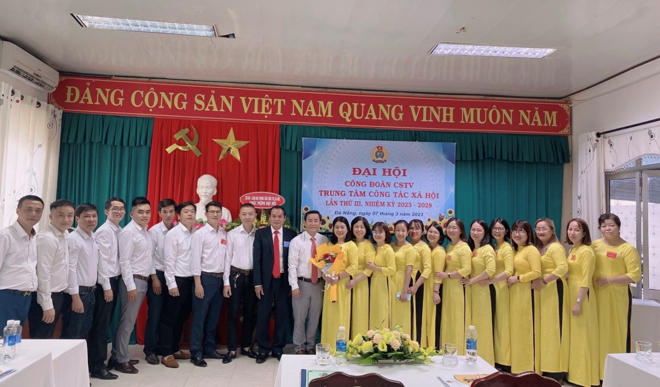 Đại hội Công đoàn cơ sở Trung tâm Công tác xã hội  lần thứ III, nhiệm kỳ 2023-2028