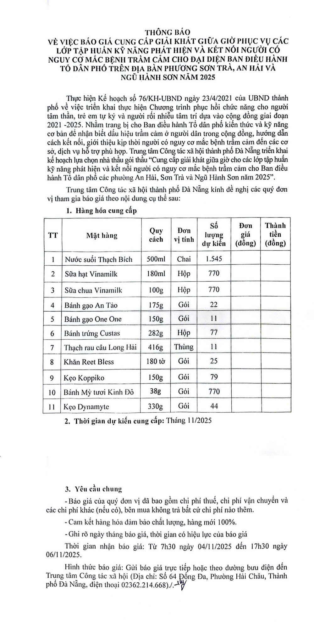 Ảnh báo giá C Hương tháng 04.11.2025