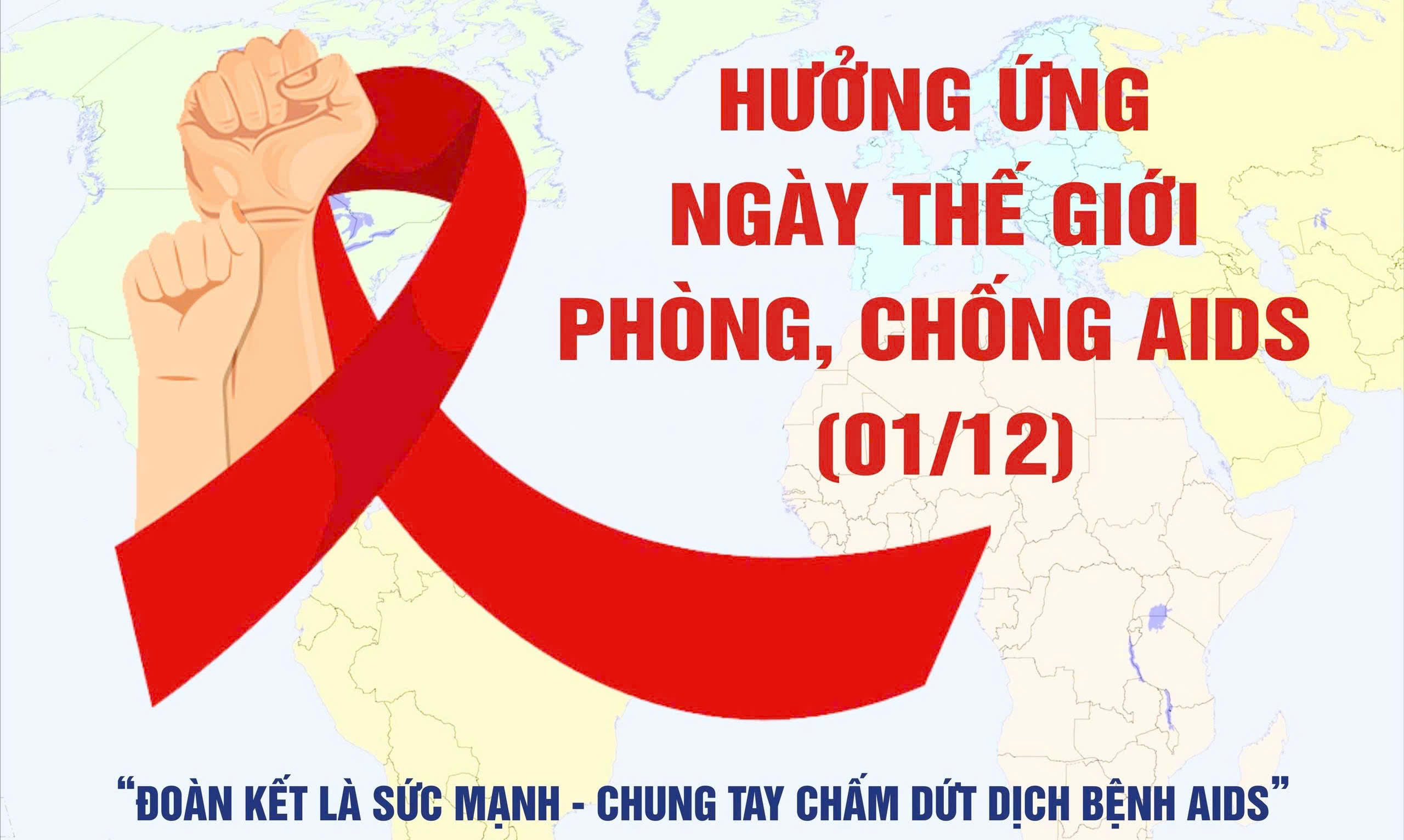 Ảnh huong ung Ngay TG phong chong AIDS